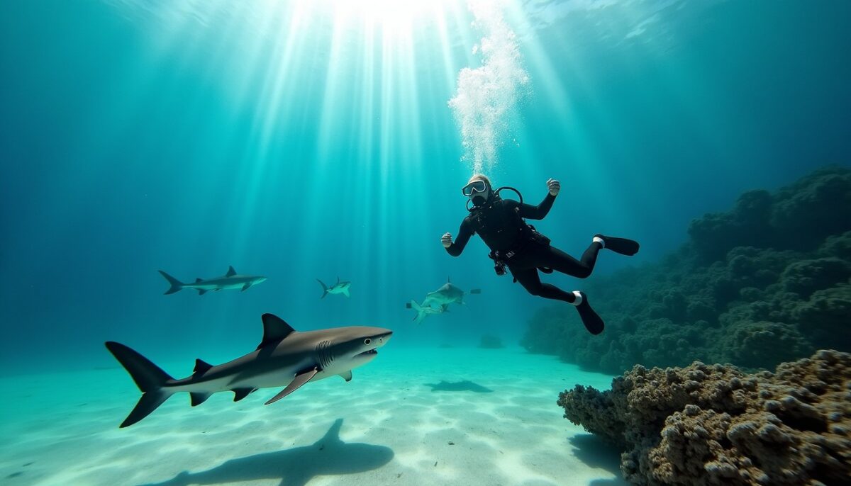 Explorer les eaux mexicaines : Où et quand nager avec les redoutables requins bouledogues ?